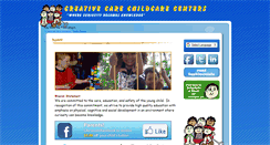 Desktop Screenshot of creativecarechildcare.com